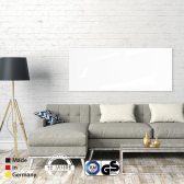 VASNER Zipris 250 GR Infrarot Glasheizung 250 W Rahmenlos wei�: 35 x 90 x 2 cm