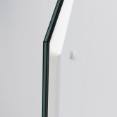 VASNER Zipris 320 GR Infrarot Glasheizung 320 W Rahmenlos schwarz:35x120x2cm