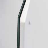 VASNER Zipris 500 GR Infrarot Glasheizung 500W Rahmenlos schwarz: breit 40x130x2cm