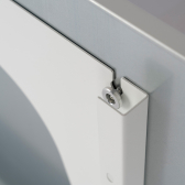 VASNER Mellux Slim 440 W Metall-Heizplatte Infrarotheizung wei�:40x110x1,9 cm