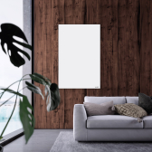 VASNER Mellux Slim 840 W Metall-Heizplatte Infrarotheizung wei�:57 x 137 x 1,9 cm