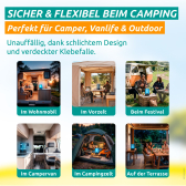iGu�FR 2002 UV-LED-Licht Fliegenfalle:Fliegenlampe mit Klebefolie +Akku