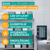 iGu�FR 6006 UV-LED-Fangreflektor:Profi-LED-Fluginsektenfalle mit Klebefolie
