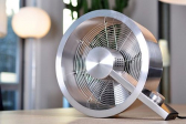 Stadler Form Ventilator Q Edelstahl silber Bodenventilator