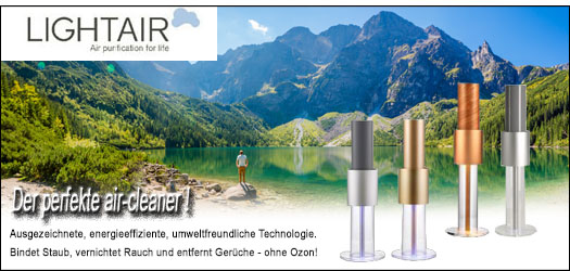 LIGHTAIR air purifier - Luftreinigung ohne Ozon